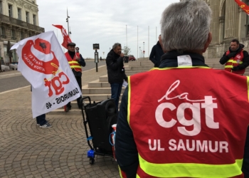 Saumur. Une très faible mobilisation à la manifestation de ce jeudi