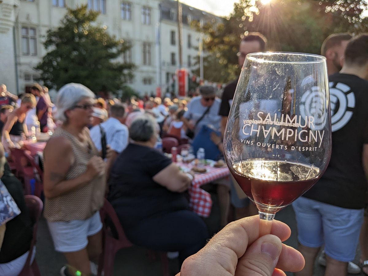 Saumur. Grandes Tablées du Saumur-Champigny. : Des bouteilles réemployées pour la Cuvée des 100