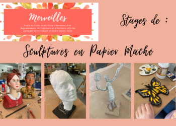 Du 16 septembre au 16 décembre 2022 à Saumur : Stage de Sculpture en Papier Mâché à l’atelier Merveilles avec Albert Perrot