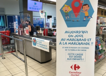 Distré. Des caisses ludiques pour les enfants tous les mercredis au Carrefour Market