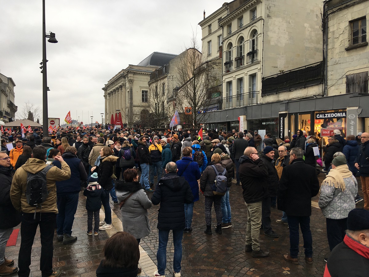 Saumur. Réforme des retraites : Une mobilisation toujours aussi forte dans les rues ce mardi