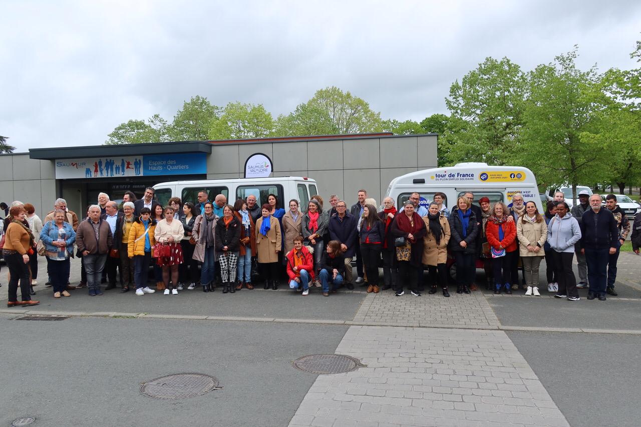 Saumur. De nombreux acteurs réunis lors du passage de la caravane du Plein Emploi Solidaire