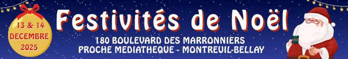 Montreuil Festivités Noel