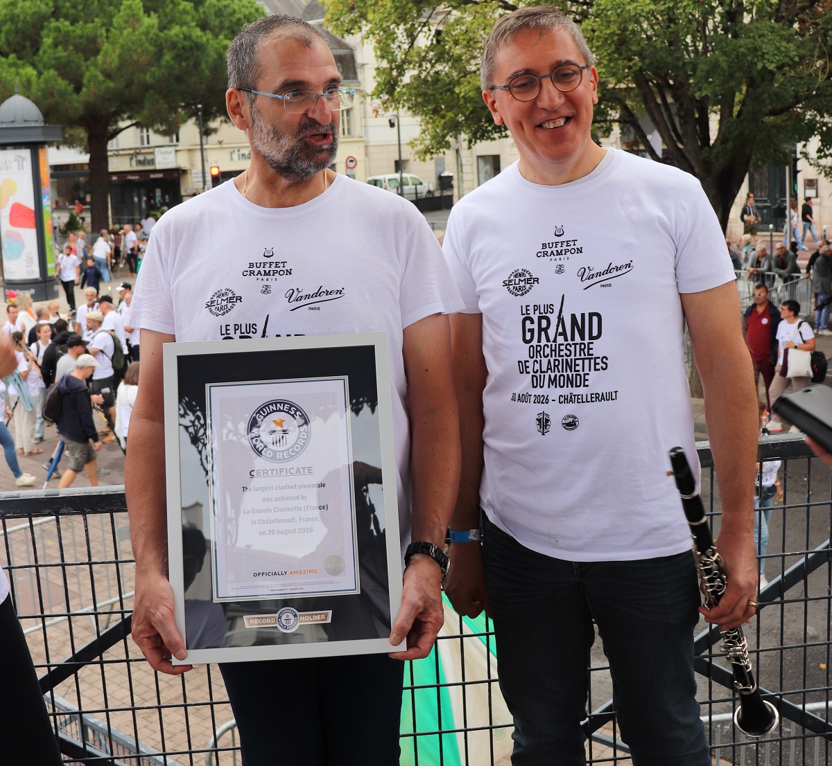 Saumur. Ce clarinettiste saumurois a décroché un record du monde !