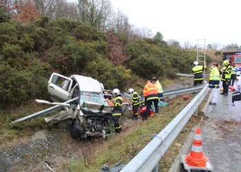 Près de Bourgueil. Un conducteur de 28 ans blessé dans un accident sur l’A85
