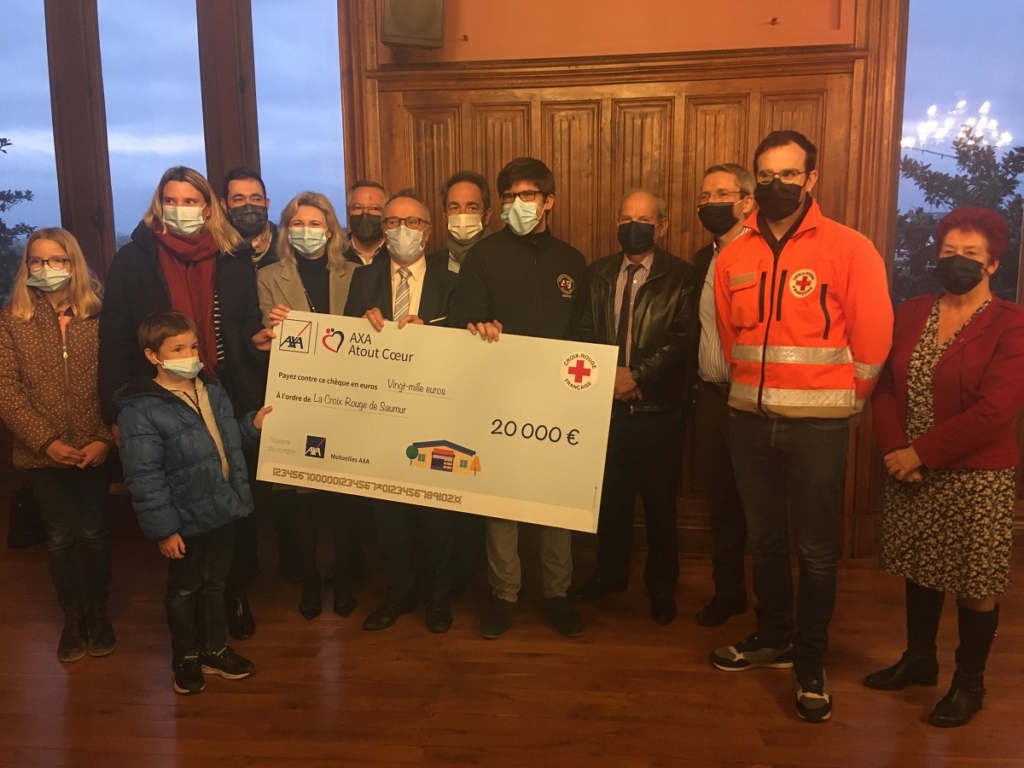 Saumur. 20 000 euros pour la Croix-Rouge, une occasion de concrétiser des projets