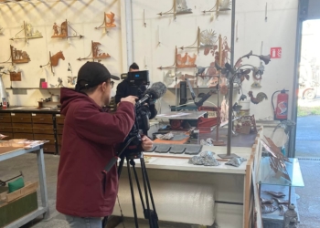 Le Coudray-Macouard. Le travail d’un jeune girouettier au journal de TF1 (replay)