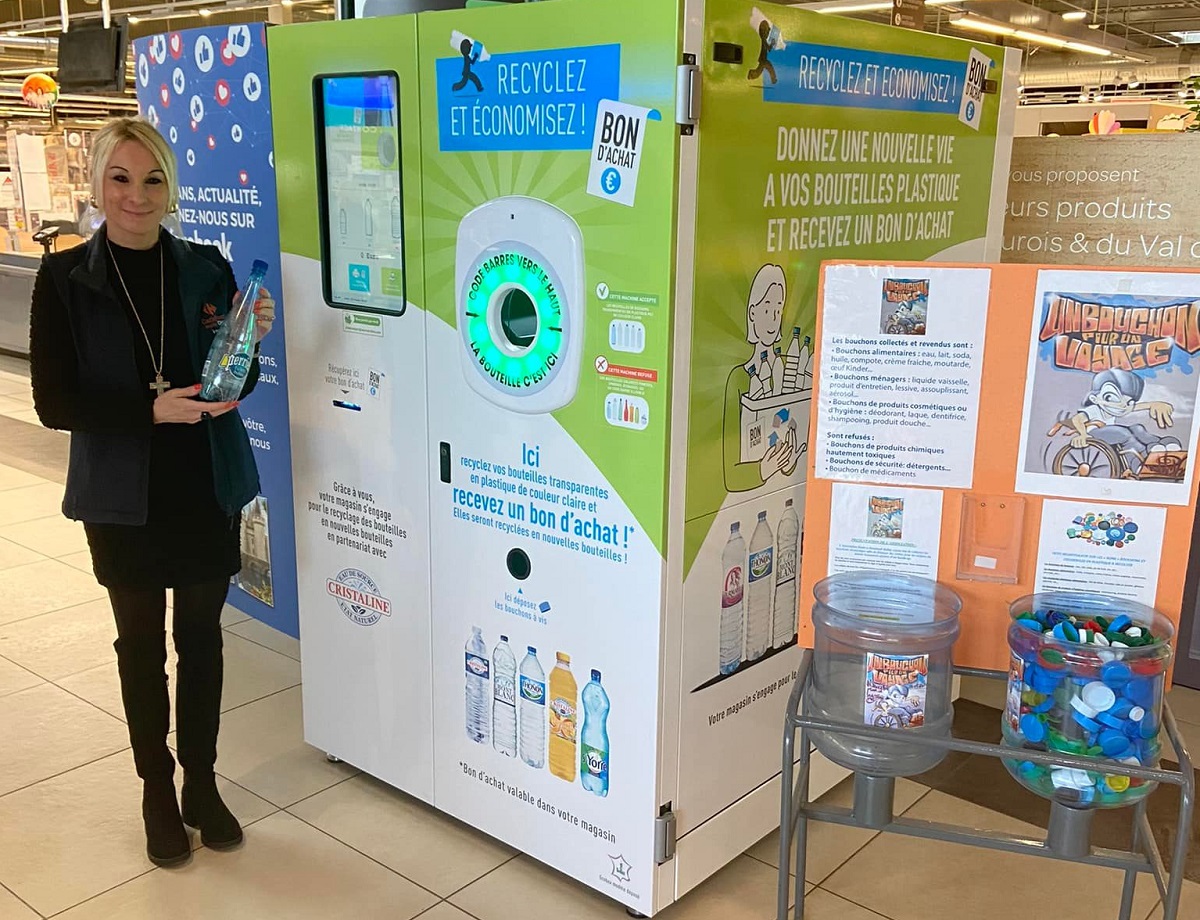 Distré. Une écobox pour transformer vos bouteilles plastique en dons ou