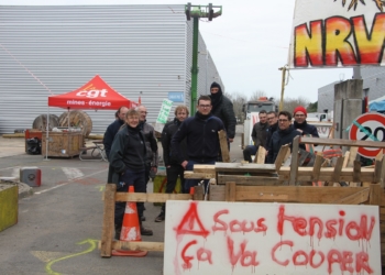 Saumur. Les grévistes de RTE n’auront pas vu les forces de l’ordre ce jeudi