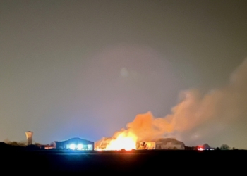 Saumur. Un feu de broussailles se déclare à l’aérodrome (photos)