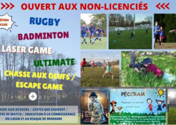Saumur Rugby créé un stage multi-activités ouvert à tous pour les vacances de Pâques !