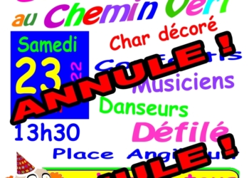 Saumur. Annulation du Carnaval au Chemin vert en 2022