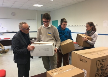 Saumur. Des lycéens ont lancé une collecte de produits pour les familles ukrainiennes