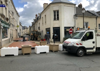 Baugé-en-Anjou. La rue du Cygne piétonne du 14 mai au 7 octobre