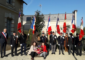 La Lande Chasles. Cérémonie du 8 mai 2022 : Pas moins de 7 porte-drapeaux