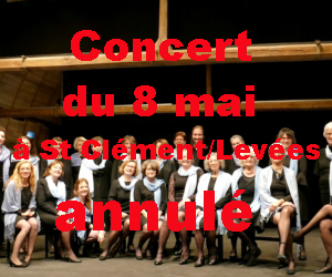 8 mai : Annulation du concert de Printemps pour le Chœur de Femmes Enéas