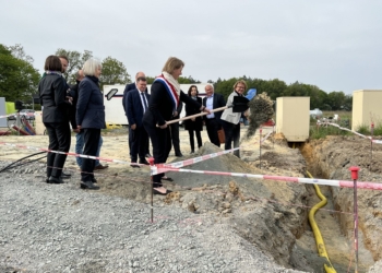 Noyant-Villages. Premier coup de pelle pour la future station BioGNV de Lasse