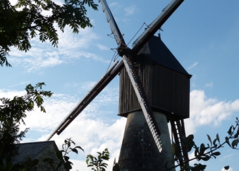 Idée sortie #14. Grézillé. Moulin de Gasté vestige du XIXe siècle