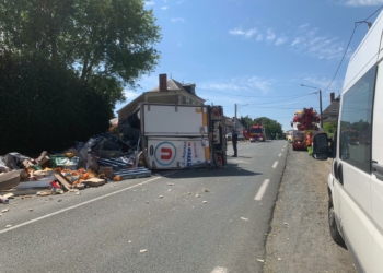 Baugé-en-Anjou. Deux blessés dans une collision entre une voiture et un camion