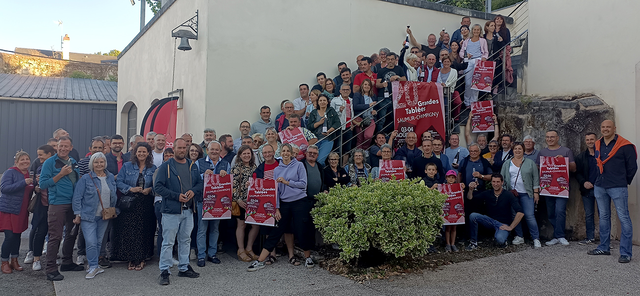 Saumur. Les grandes tablées du Saumur Champigny déjà en plein boum pour la 20e édition.