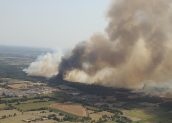 Vivy. 50 hectares déjà partis en fumée aux abords de l’étang de Monteaux