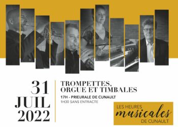 31 juillet à Cunault : Les Trompettes de Versailles sonnent aux Heures Musicales de Cunault