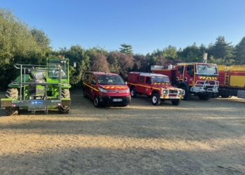 Longué-Jumelles / Baugé-en-Anjou. 43 hectares de champs partis en fumée
