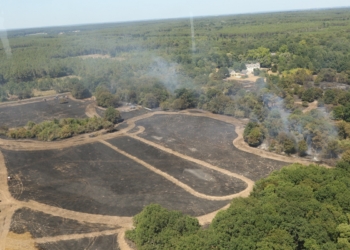 Longué-Jumelles / Baugé-en-Anjou. 43 hectares de champs partis en fumée