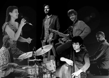 Vendredi 15 juillet à Saumur. Le groupe The Charming Swing Band  en concert au cœur des Caves Ackerman