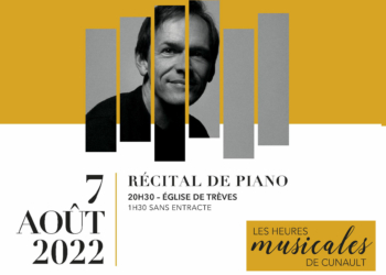 7 août à Trèves : François Chaplin va illuminer Chopin aux Heures Musicales de Cunault