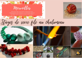 Saumur. Stages de création de perles de verre à l’Atelier Merveilles