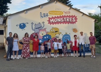 Saumur. Des petits monstres sur les murs de l’accueil de loisirs le Petit Souper
