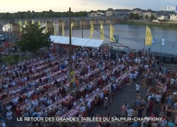Saumur. Les Grandes Tablées dans le JT de 13h de TF1