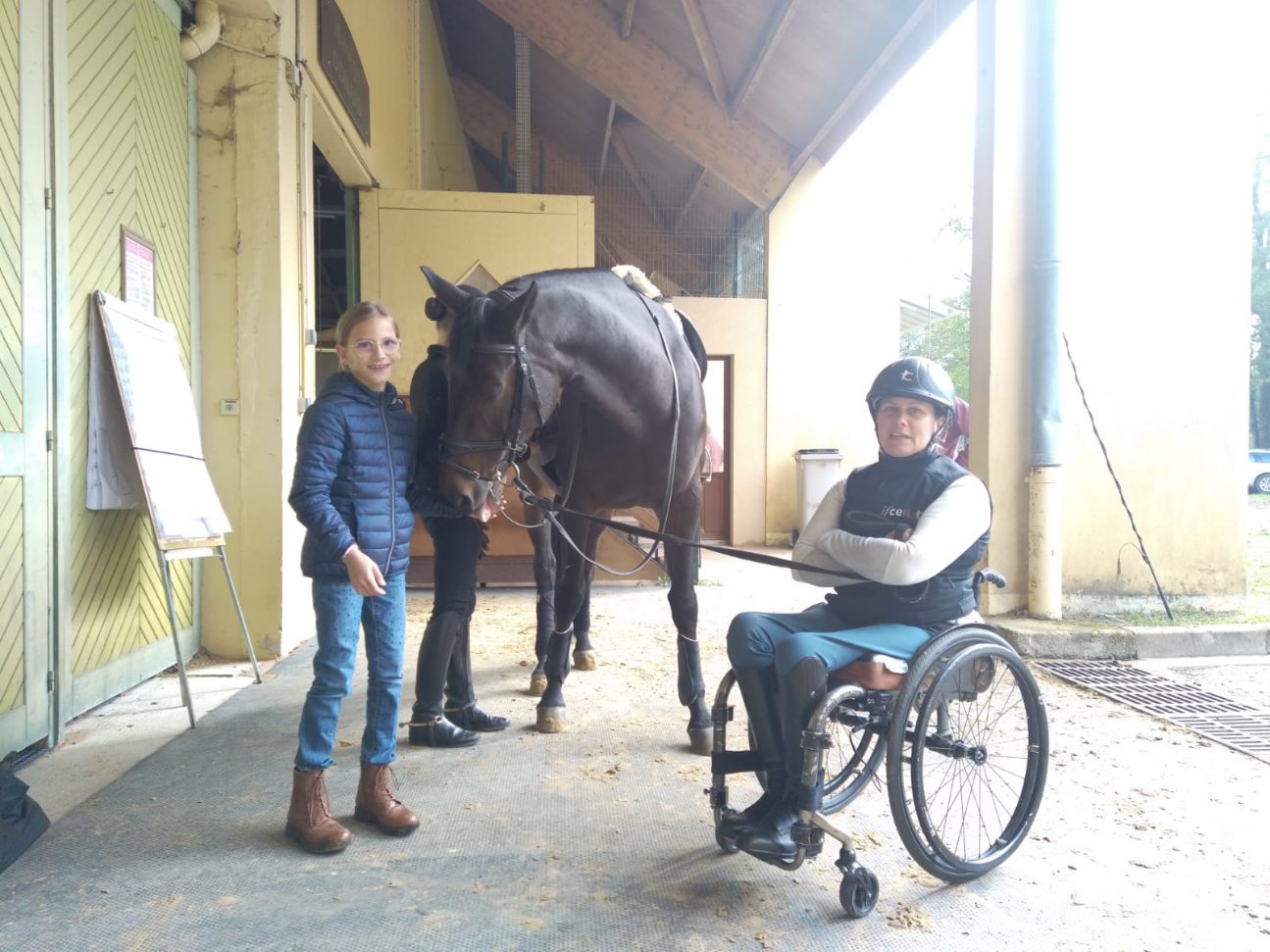 Saumur. IFCE : La cavalière Céline Gerny réalise le rêve d’une enfant