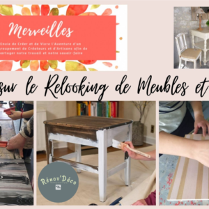 cours relooking de meubles kiosque - Saumur Kiosque