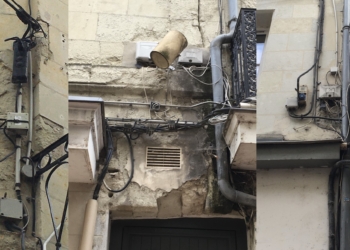 Parole à. Saumur. Bertrand Chandouineau regrette que les réseaux ne soient pas enterrés rue Saint-Jean