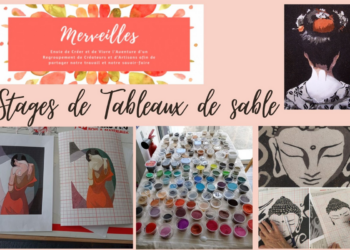 10 et 12 décembre à Saumur. Stage de tableaux de sable à l’atelier Merveilles