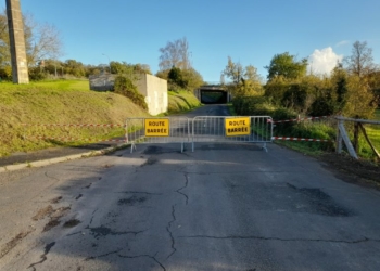 Thouars. La rue de la Mare aux canards fermée suite à un affaissement