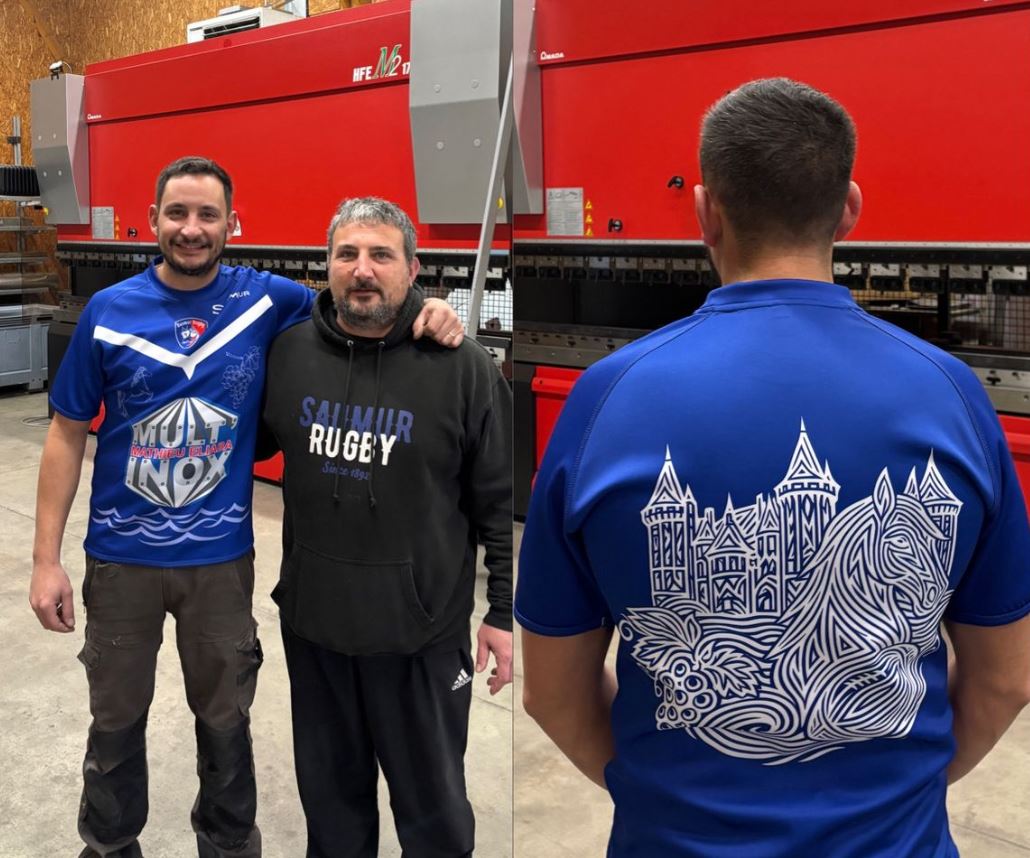 Saumur Rugby : Un maillot unique pour remercier un partenaire engagé