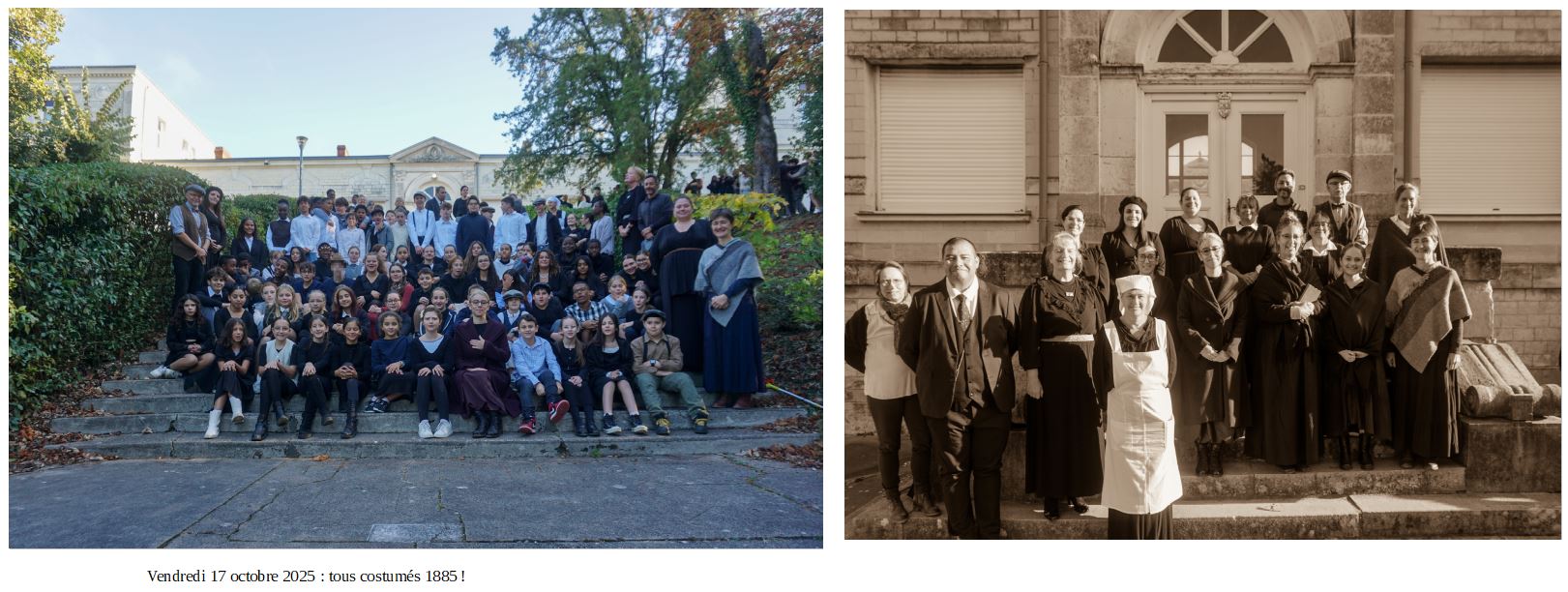 Saumur. Le Collège Yolande d’Anjou remonte le temps en 1885