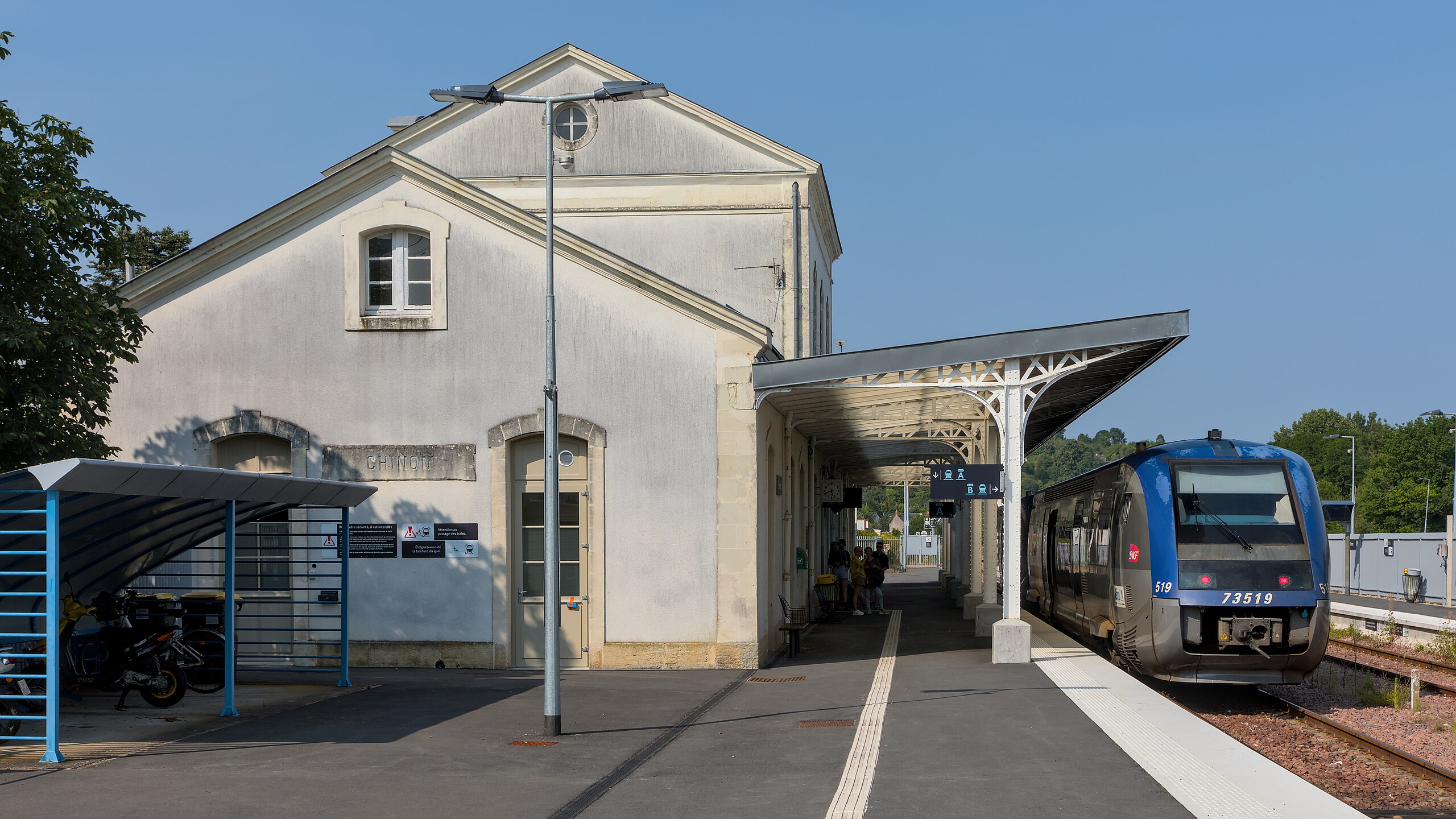 Chinon. La gare fait peau neuve et se veut plus accessible !