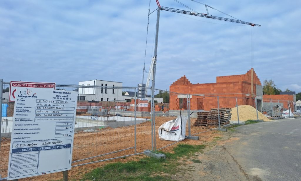 Saumur. 7 logements de Saumur Habitat vont venir remplir la première tranche de la zone Vaulanglais-Noirettes