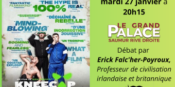 27 janvier à Saumur. Projection du film « KNEECAP » avec Plein Ecran