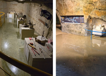 Saumur. Le site touristique Pierre et Lumière inondé !