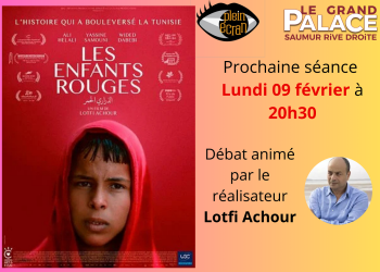 Lundi 9 février à Saumur. Projection du film « LES ENFANTS ROUGES » avec Plein Ecran