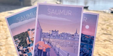 Saumurois. Un artiste local signe trois cartes postales inédites à base… d’algues !