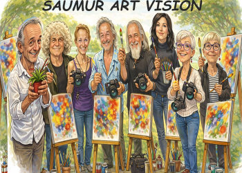 En avril à Saumur. 8 artistes professionnels du collectif SAUMUR “ART VISION“ exposent à la Sénatorerie