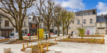 Chinon. La place Hofheim enfin ouverte après 6 mois de travaux