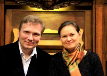 7 juin à Cunault. Les Heures Musicales de Cunault (43è saison) : Récital d&rsquo;orgue à quatre mains par Marie-Ange Leurent et Eric Lebrun