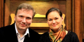7 juin à Cunault. Les Heures Musicales de Cunault (43è saison) : Récital d&rsquo;orgue à quatre mains par Marie-Ange Leurent et Eric Lebrun